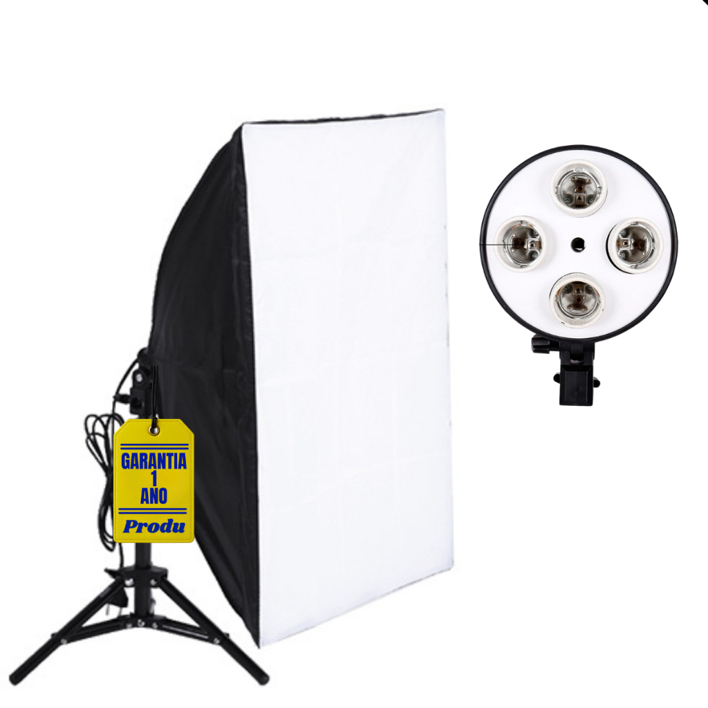 Softbox 50×70 Produ Iluminador Profissional c