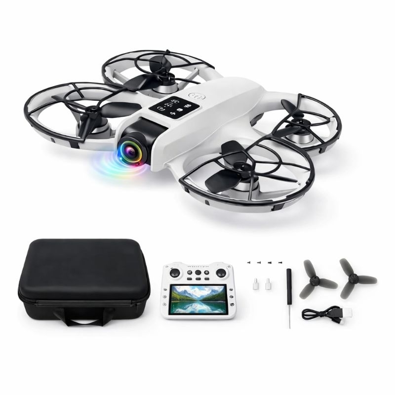 Drone GT3 Max com Tela Câmera HD Brushless Longo 