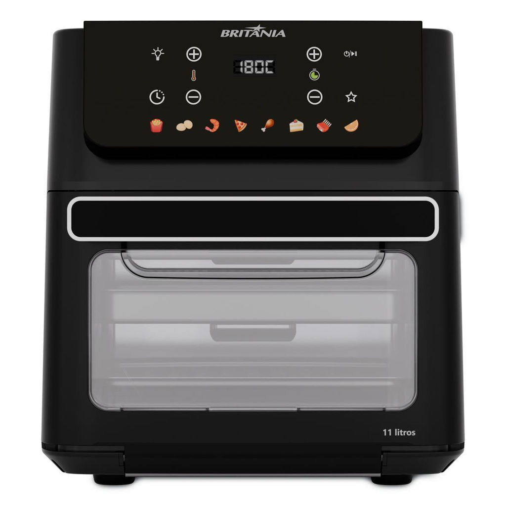 Air Fryer Oven Britânia 11L 8 Funções 1800W BAF