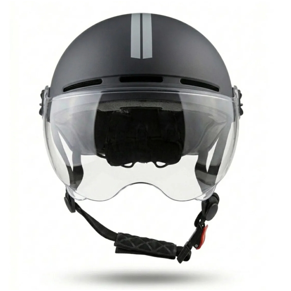 Capacete Coquinho Moto Elétrica E-bike Rava Com V