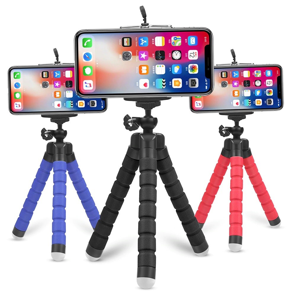 Mini Tripé Flexível Polvo Para Celular Portátil