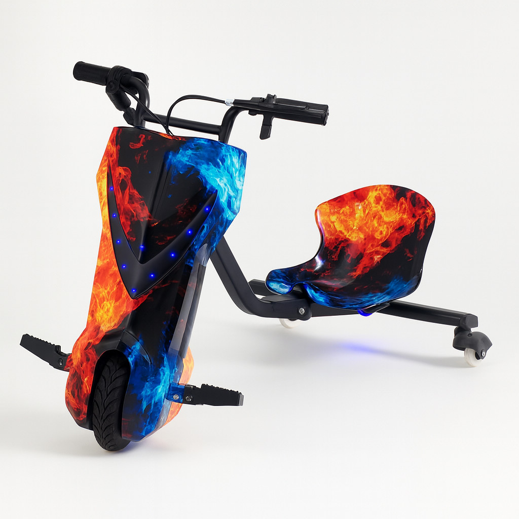 TRICICLO DRIFT INFANTIL ELETRICO 250W 8 POLEGADAS 