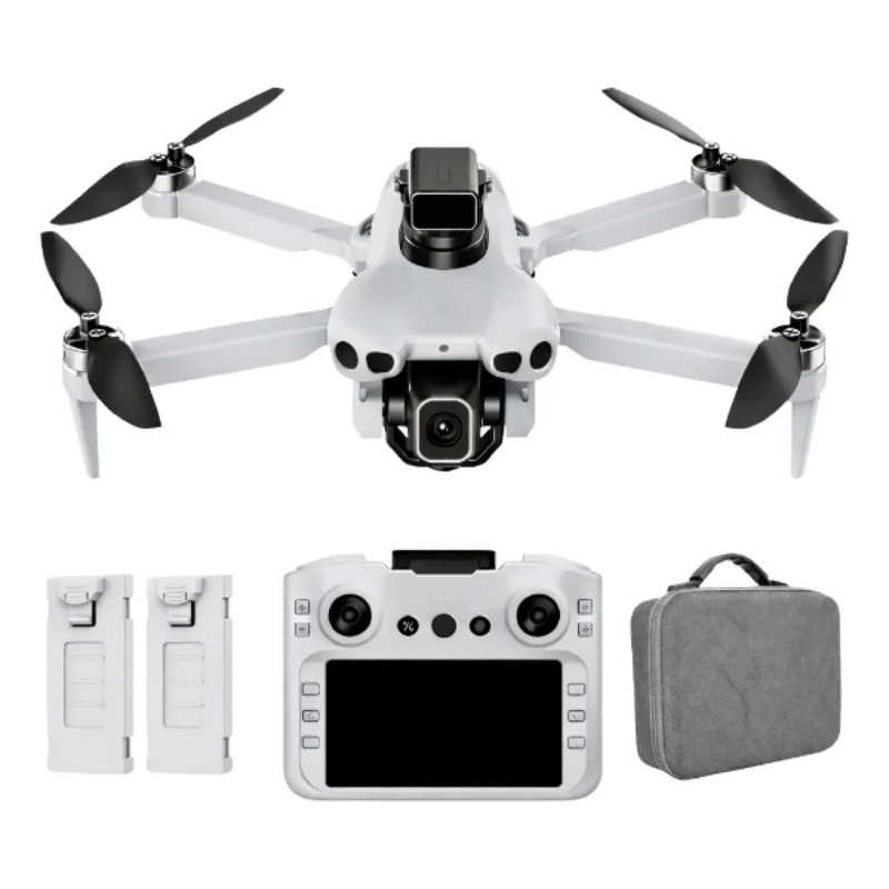 Drone AE5 Pro Dobrável 2 Baterias Câmera Full Hd
