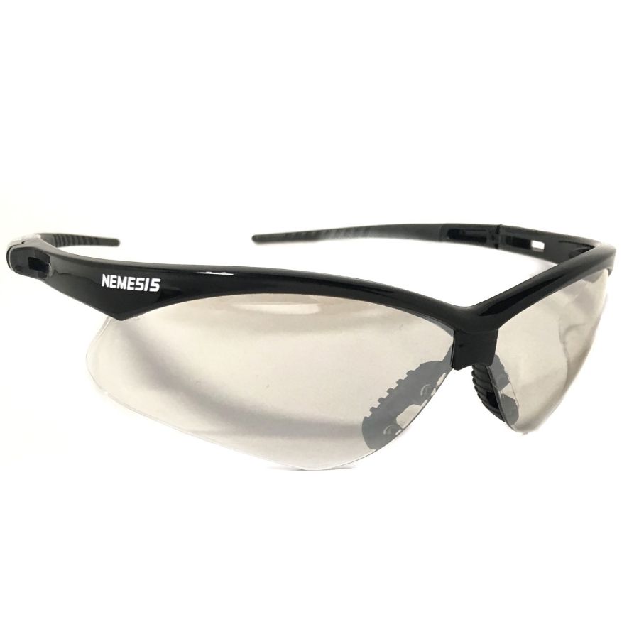 Óculos Proteção Nemesis Preto INCOLOR ESPELHADO