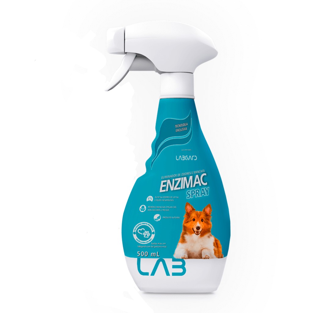 Enzimac Cães Spray 500mL – Eliminador de Od