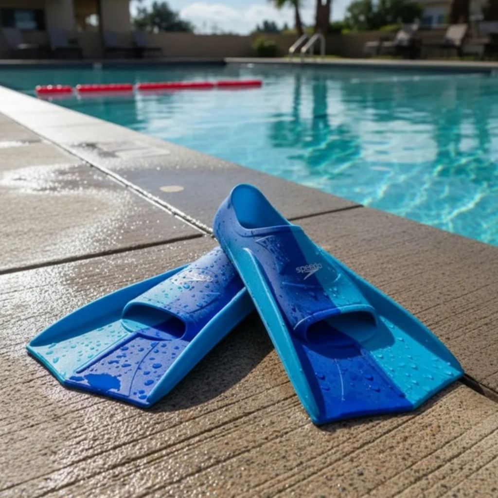 Nadadeira Natação Speedo Dual Training Fin  Pé 