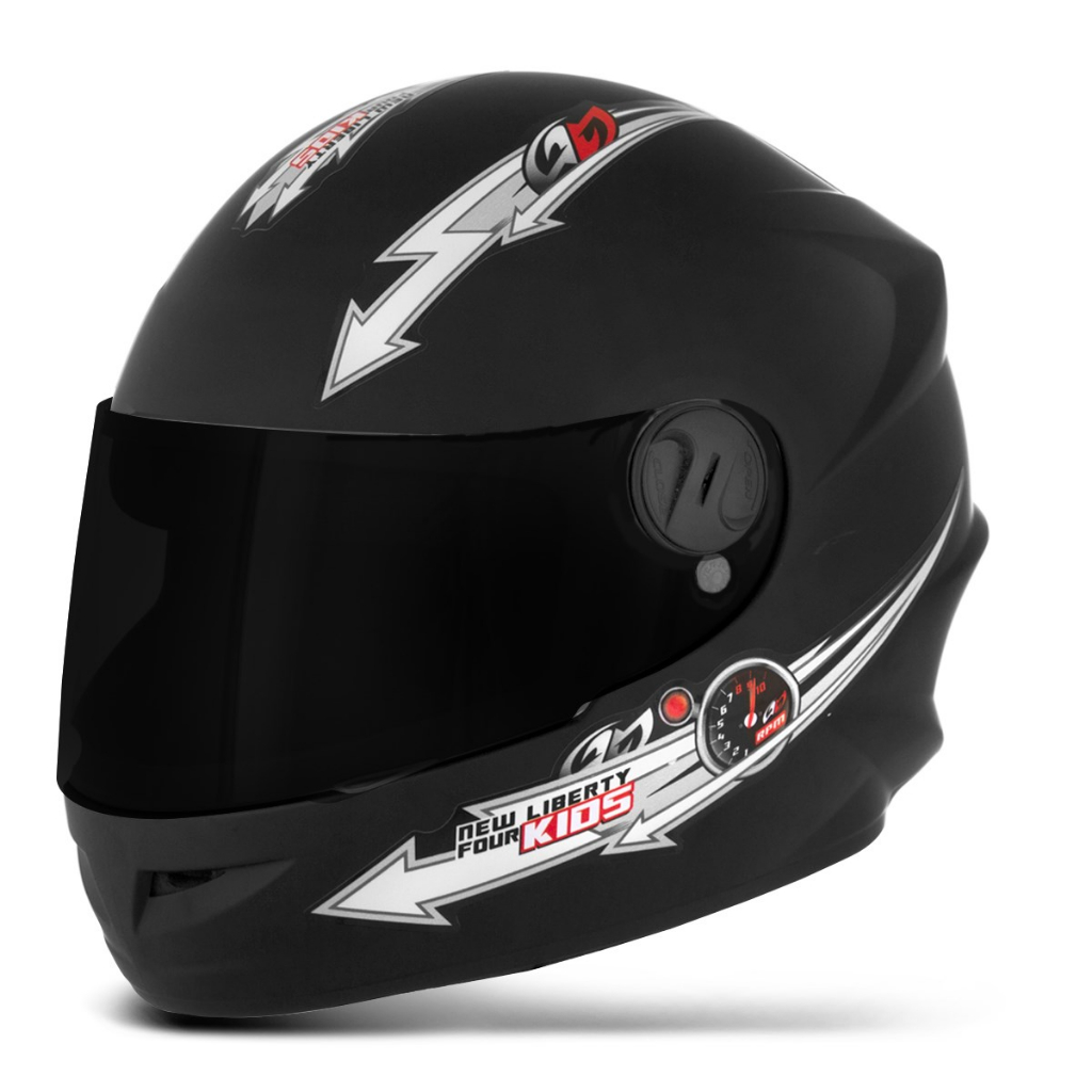 Capacete Liberty Four Kids Pro Tork Viseira Fumê 