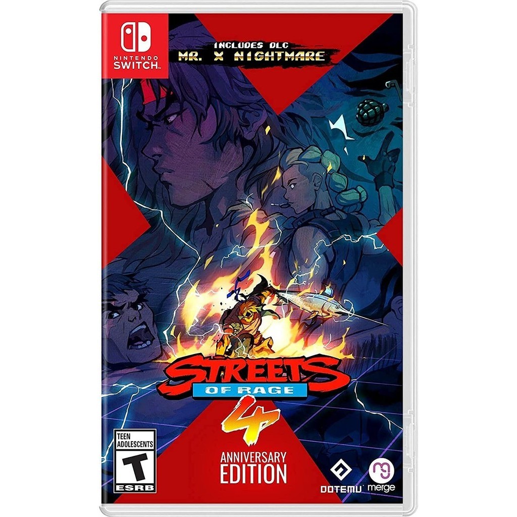 Streets of Rage 4 Anniversary Edition Switch Midia
