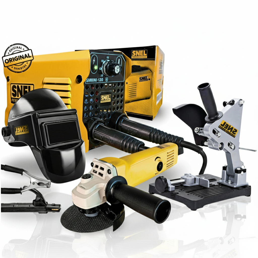 Kit Maquina Inversora de Solda Portátil Mini-120a
