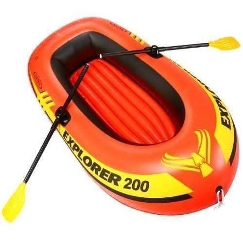 Bote Inflavel Explorer 200 Resistente 95kg C/ Remo