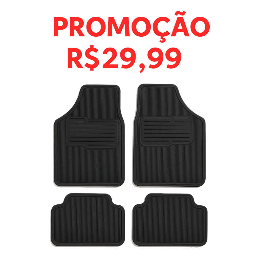 Tapete Automotivo Grosso Resistente Universal Carr