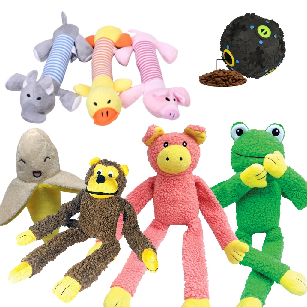 Brinquedo de cachorro Mordedor Bolinha Pelúcia An