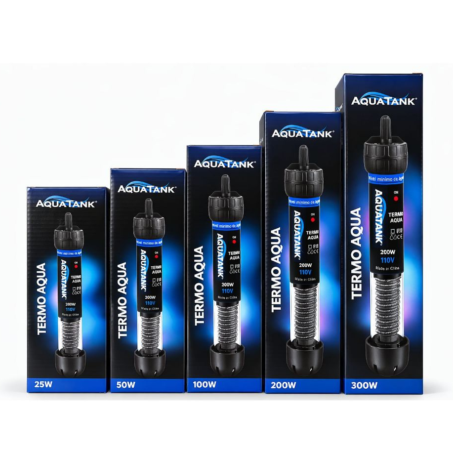 Aquecedor Com Termostato 25w 50w 100w 200w 300w Su