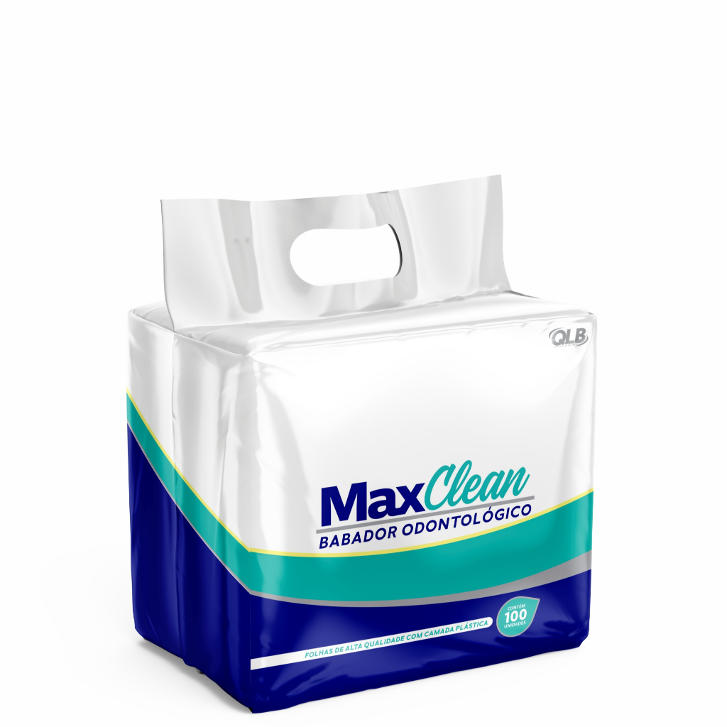 Babador Odontológico Descartável MaxClean  Imper