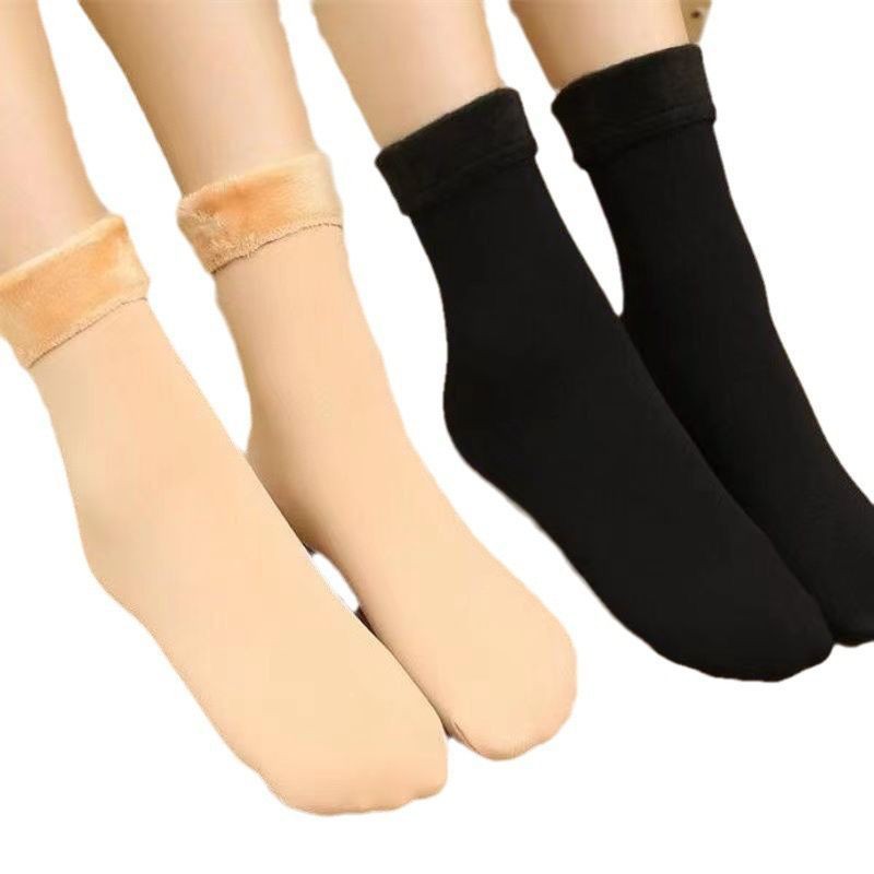Kit 1 – 4  Pares Nova Meia Aveludada Térmic