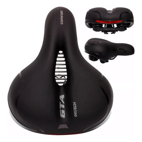 SELIM BANCO BIKE GTA GEL TECH VAZADO 2 MOLAS ELAST