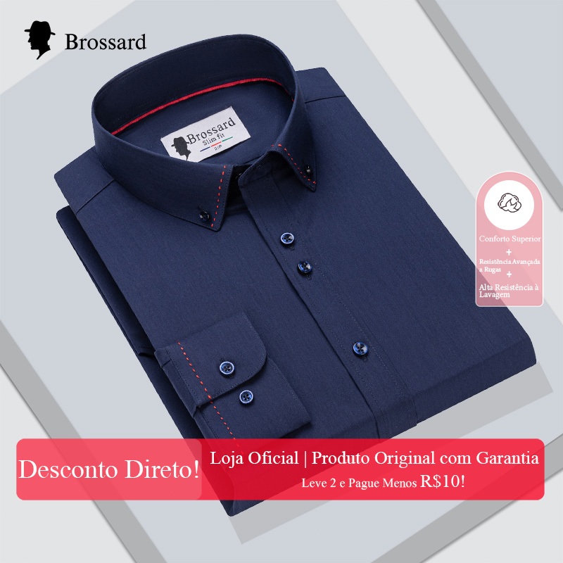 Camisa Social Masculina Manga Longa – Antirr