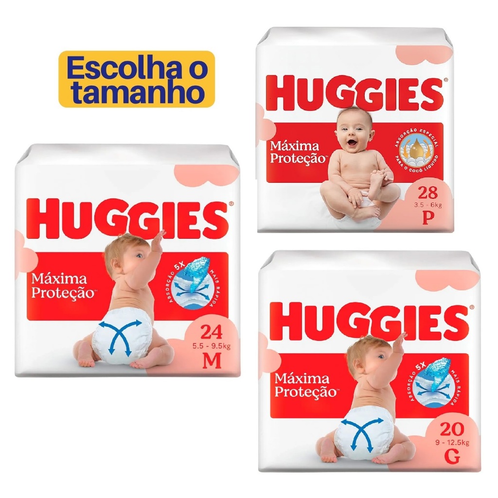 Fralda Huggies Máxima Proteção / * Antiga Supre
