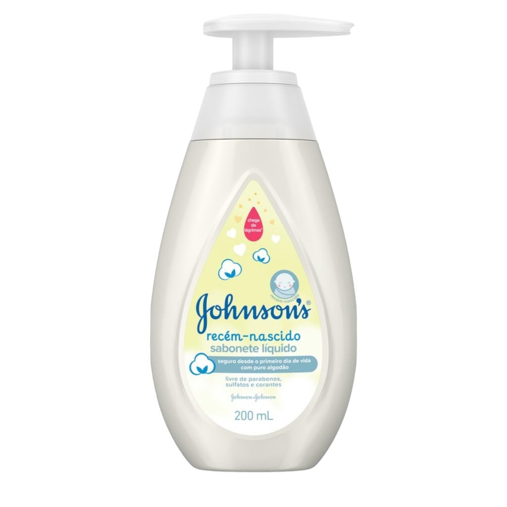 SABONETE LIQUIDO INFANTIL JOHNSONS RECEM NASCIDO C