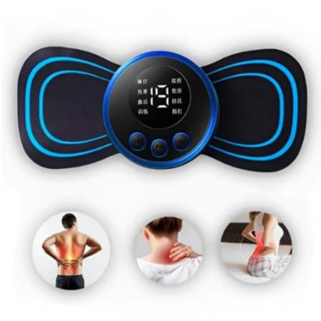 Mini Massageador Elétrico Portátil Recarregável