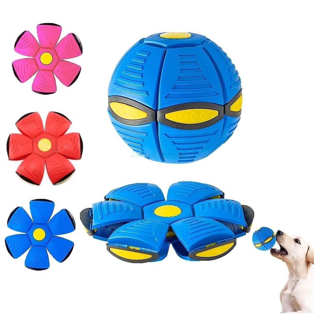 Bola Maluca Disco Voador Brinquedo Pet Cachorro Bo