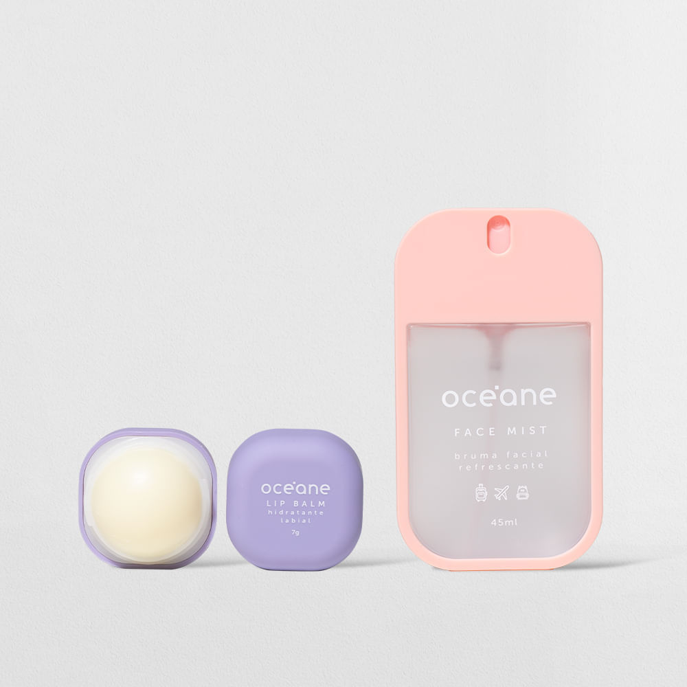 Kit Bruma Facial + Hidratante Labial Travel (2 Pro