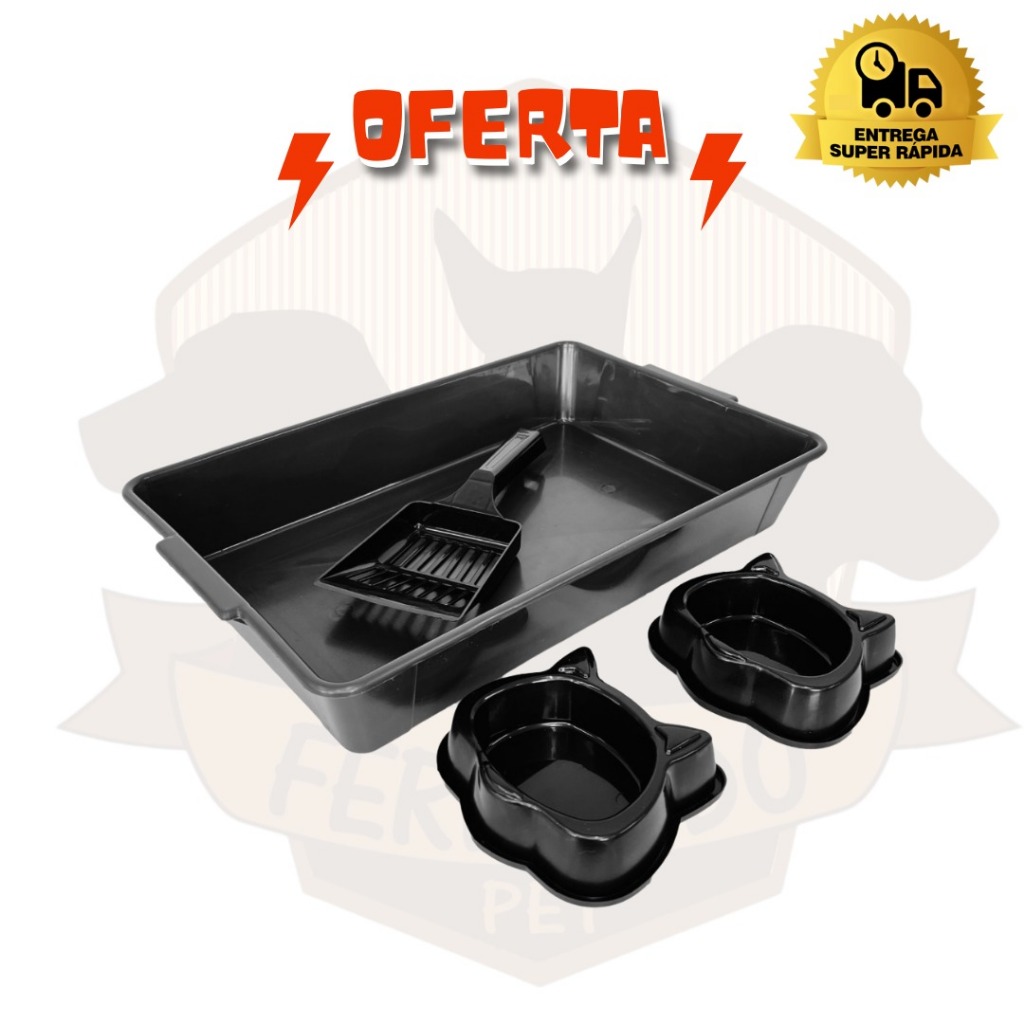 Kit para Gato | Kit Bandeja Higiênica para Gato |