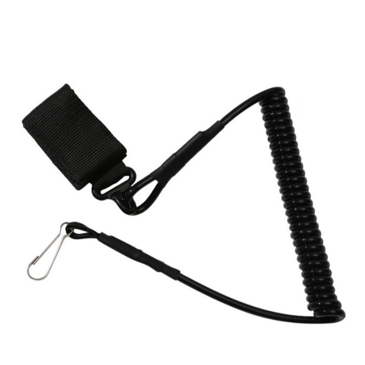 Fiel Retrátil cordão Tático em espiral Retráti