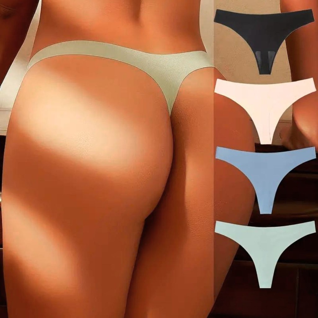 Kit 4 Calcinha Fio Feminina Sem Costura Corte A La