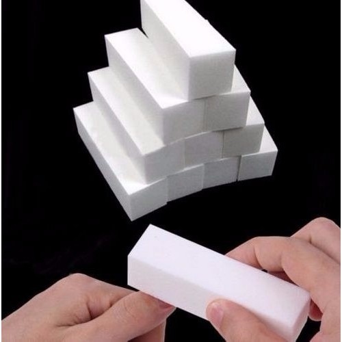 Kit 50 Lixas Bloco Polidora Para Unhas Gel Porcela