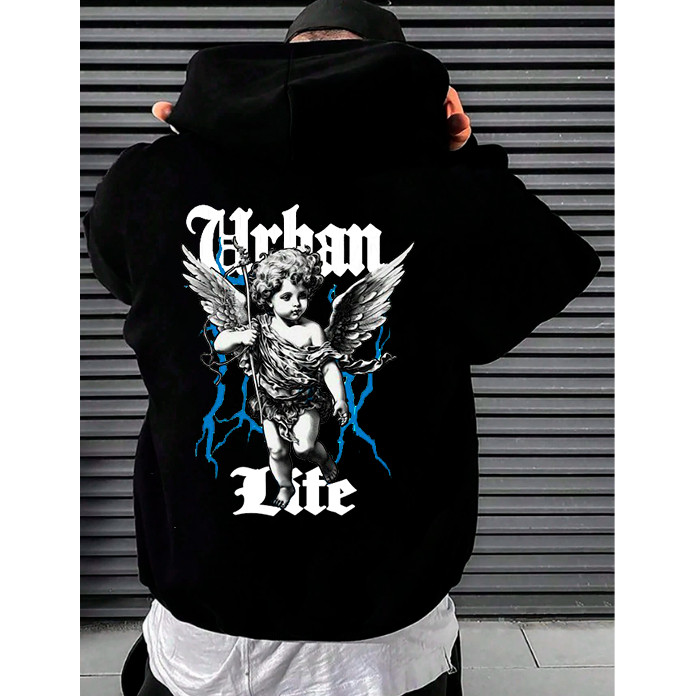 Blusa Moletom Masculina Streetwear Estampada Blusa