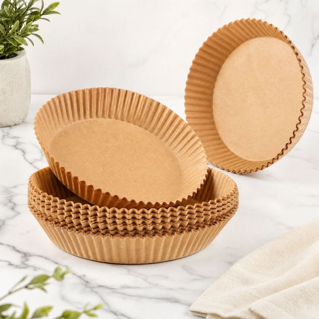 Papel Descartável Air Fryer Antiaderente Para Coz