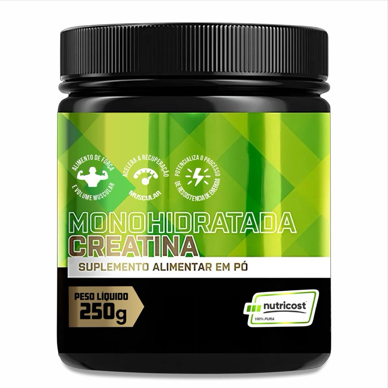 Creatina Nutricost Pote Verde 250g 100% – Mo