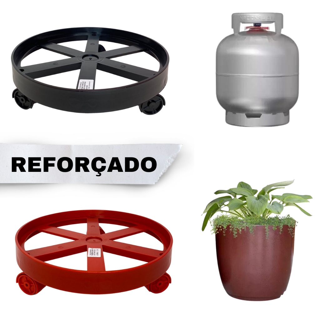 Suporte para Botijão de Gás Vaso de Plantas e Ga