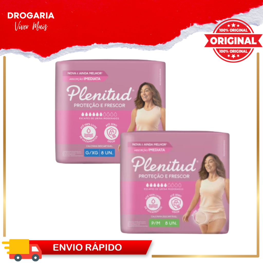 Plenitud Femme 8 Unidades (P/M – G/XG)