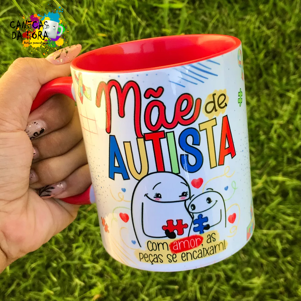 Caneca Dia da Mães, Mão de Autista – Promo