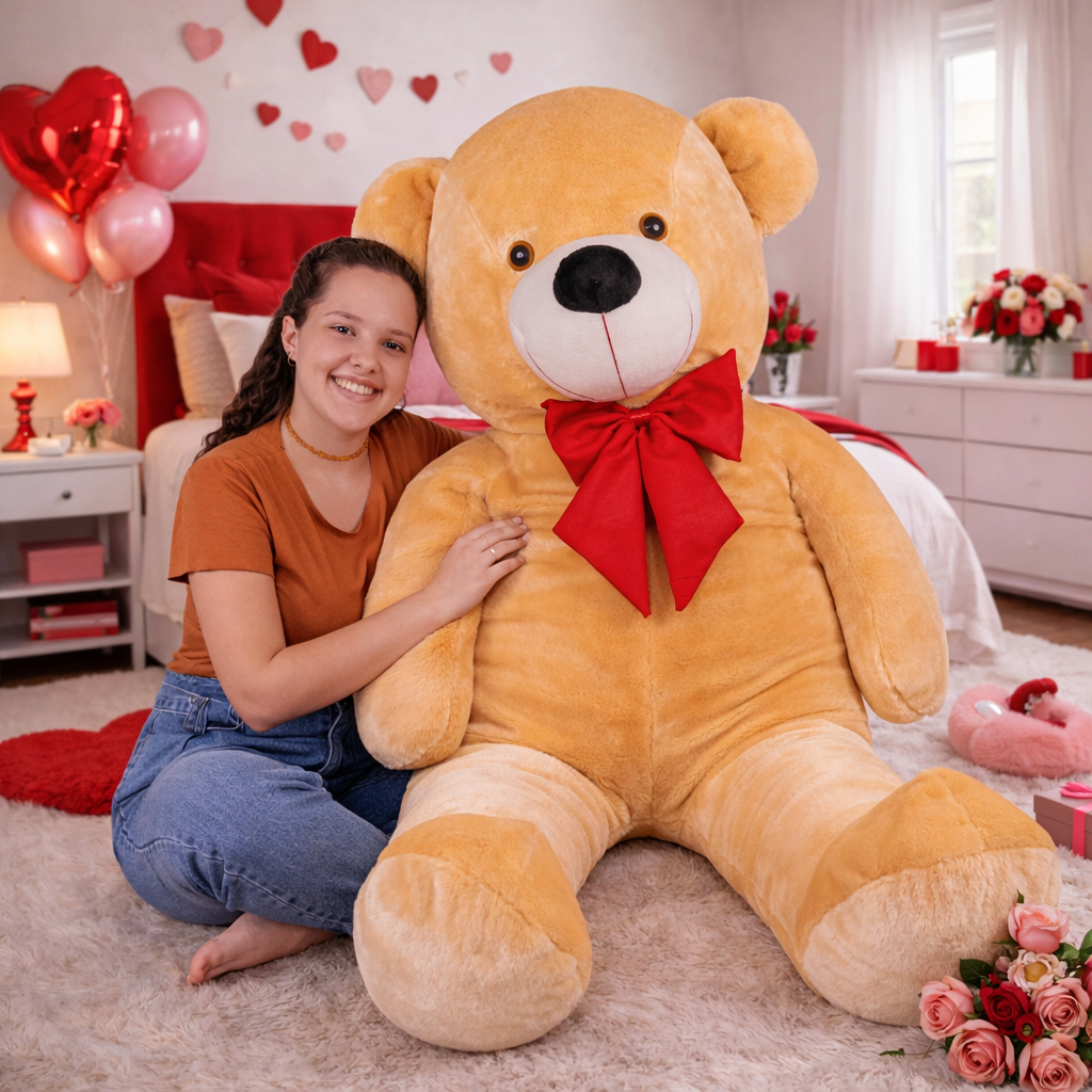 Urso Gigante Pelúcia Grande Teddy  50cm, 90cm e 1