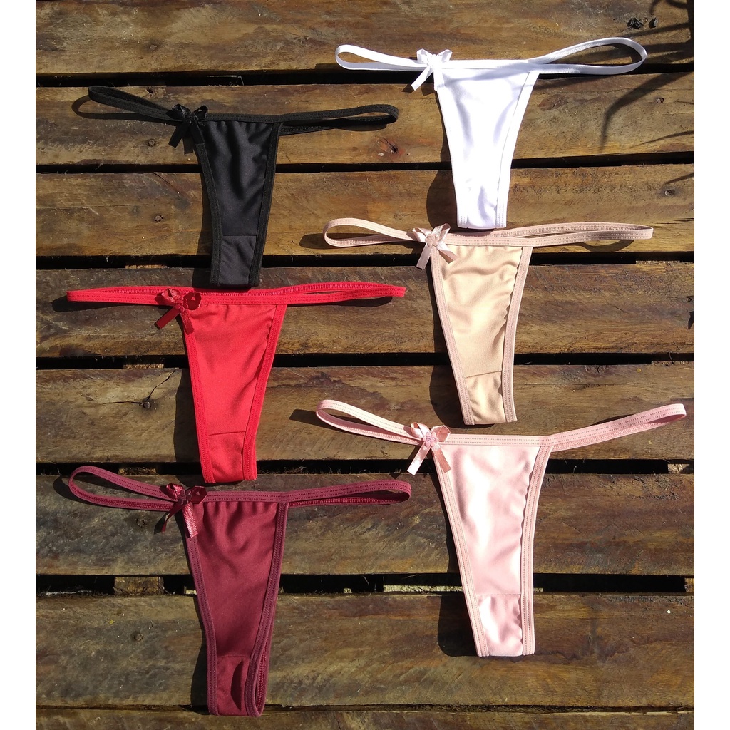kit 10 calcinhas tangas fio dental lingerie sexy r