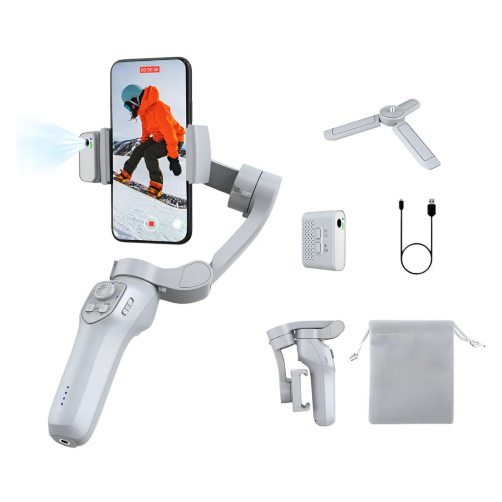 Gimbal Estabilizador 3 Eixos Dobráveis Com Rastre