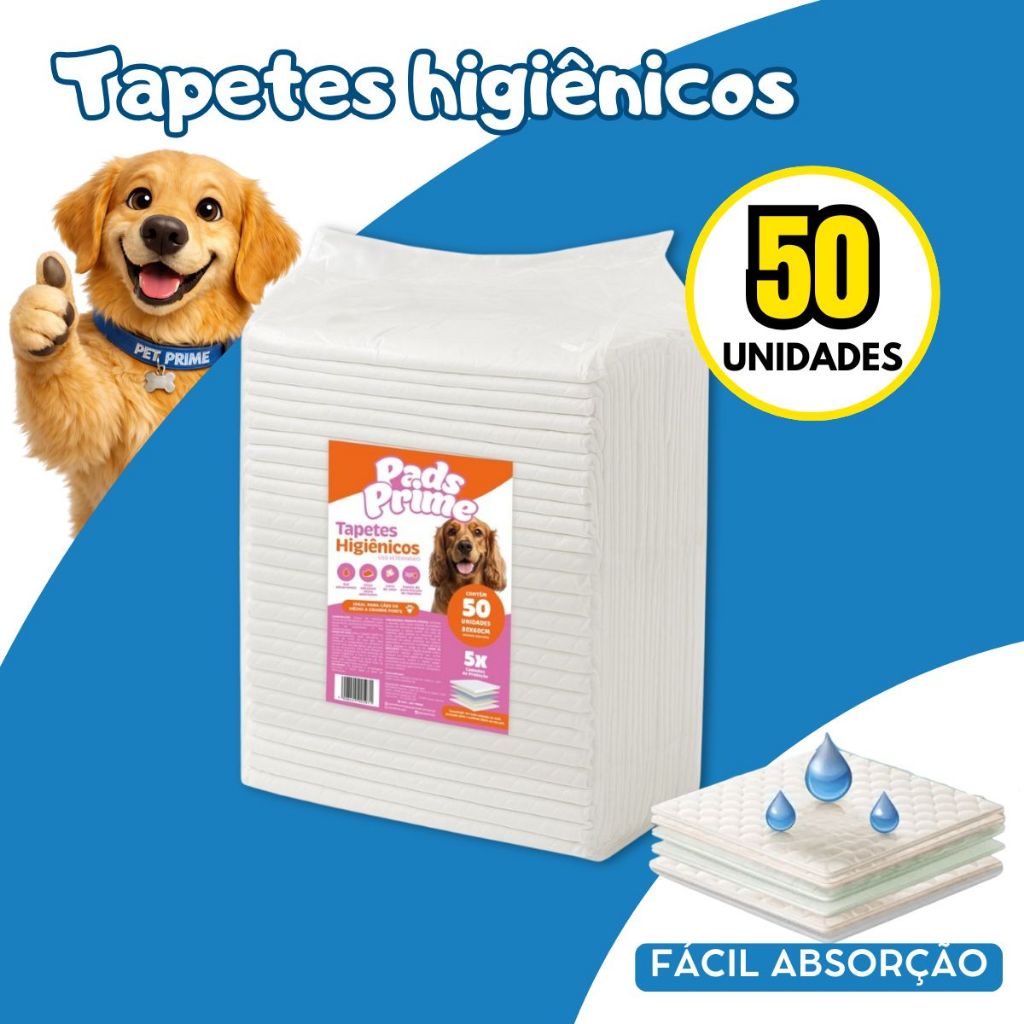 Tapete Higiênico Descartável Ultra Absorvente Pe