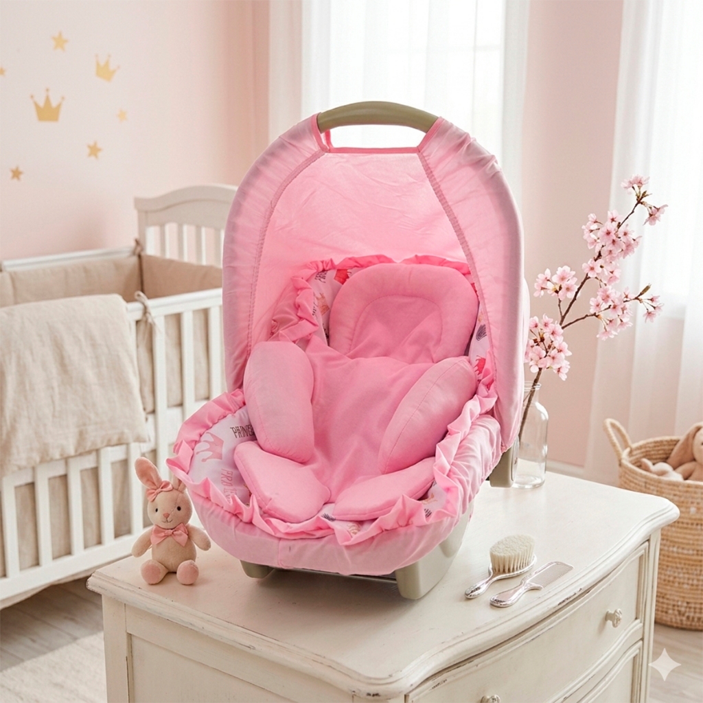 Capa de Bebê Conforto com Capuz e Apoio Redutor M