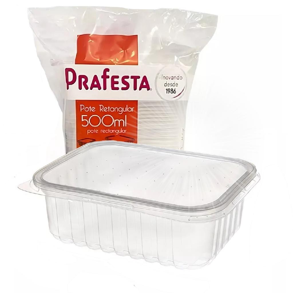Marmita Micro-ondas Freezer 500ml Prafesta Com 24 