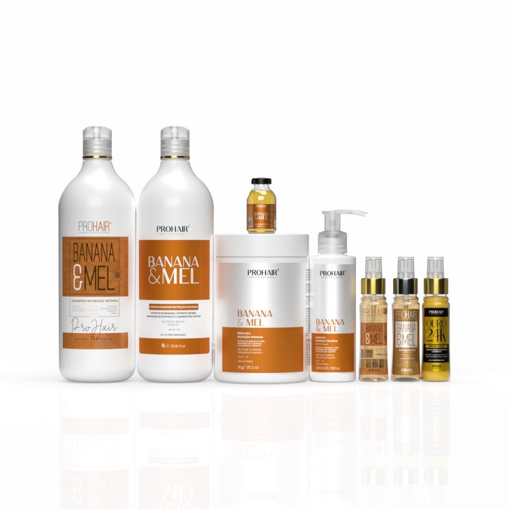 Kit Prohair Banana e Mel Nutrição Intensa Produt