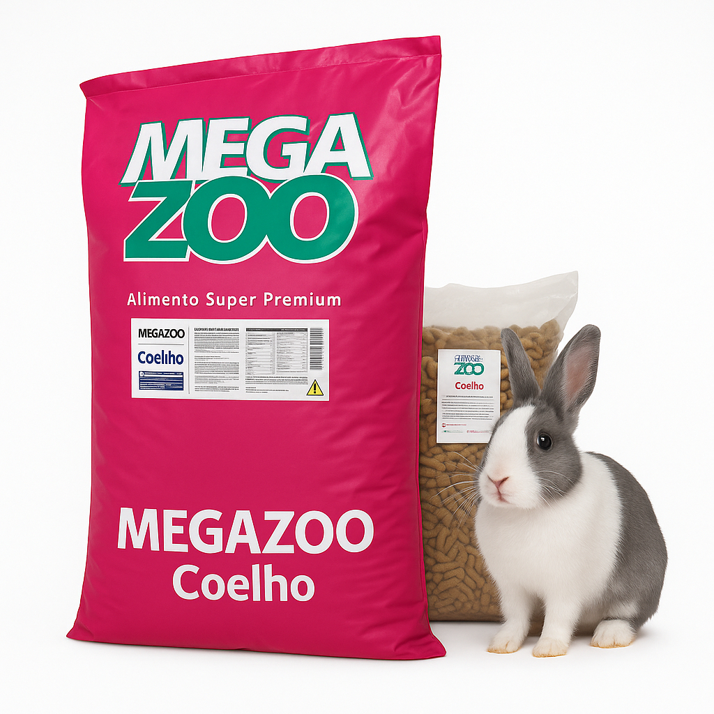 Ração Coelhos 1kg – Adultos – Megazo