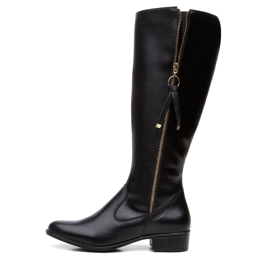 Bota Feminina Couro Legítimo Montaria Cano Longo 