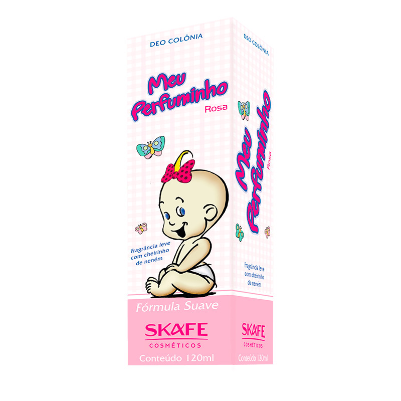 Colônia Infantil Meu Perfuminho Rosa 120ml | Toqu