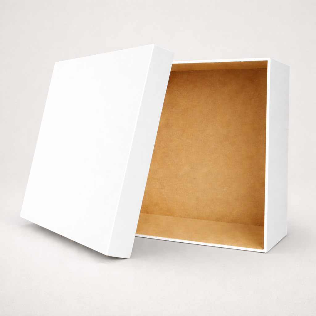 Caixa Personalizada Com Tampa Mdf Branco Para Pres
