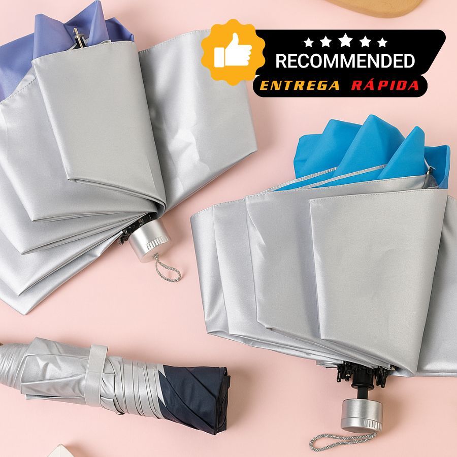 Guarda Chuva Sombrinha Dobrável Compacta Manual A