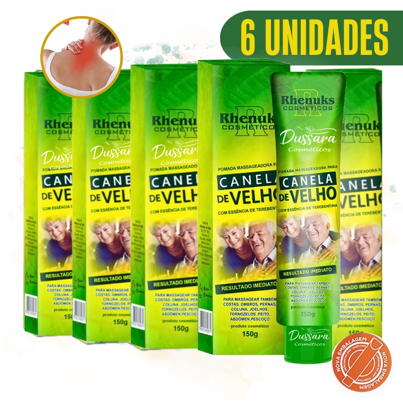 kit 6 Pomada Massageadora Canela de Velho – 