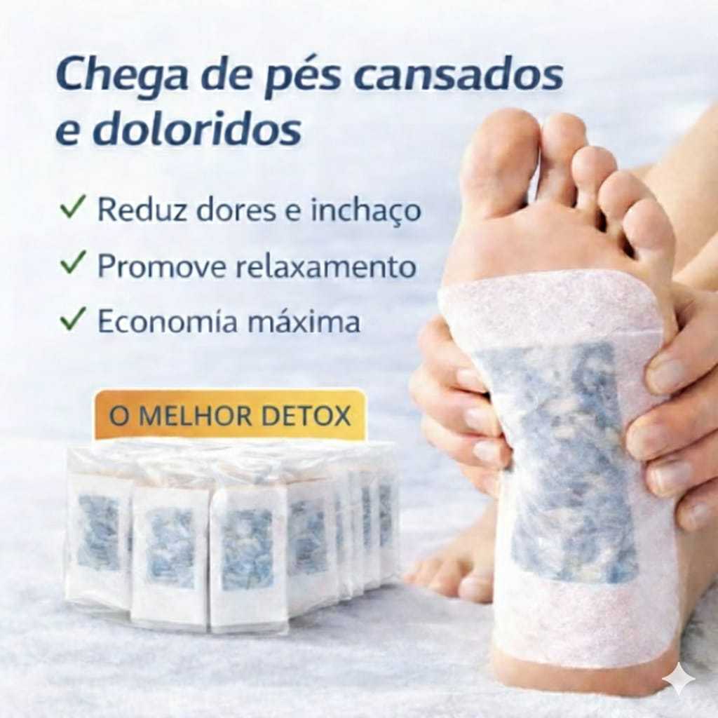 10 a 100 Almofada Detox Natural  Elimine Toxinas E